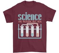 Science Come Religione Atei Atheismo Evoluzione Maglietta Uomo 100% Cotone