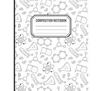 Science Composition Notebook: Wide Ruled Science Notebook for Kids and Students | 110 Pages | 7.5 x 9.25 in | Bleed | Ideal for School Notes, Lab Reports, STEM Projects, and Classroom Journals