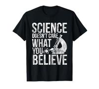 Science Doesnt Care Funny Science Teacher Gift Graphic Maglietta