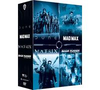 Science-fiction - coffret 4 films cultes : mad max + matrix + blade runner + dune