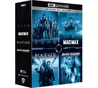 Science-fiction - coffret 4 films cultes : mad max + matrix + blade runner + dune 4k ultra hd