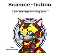 Science-fiction: Fun and simple coloring book