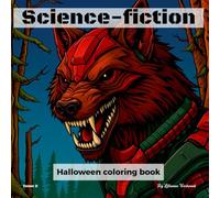 Science-fiction: Halloween coloring book