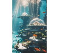 Science Fiction Notebook #1 - Atlantis: Dreamlike fantasy notebook - 80 lined pages for dreamers, inventors, and sci-fi fans.