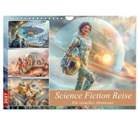 Science Fiction Reise - Ein visuelles Abenteuer (Wandkalender 2027 DIN A4 quer),