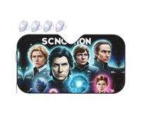 Science Fiction Stars Picture Auto Parabrezza Copri Sole Anteriore Parasole per Parabrezza Protezione UV Auto Parasoles per SUV Camion Furgoni 76x140cm