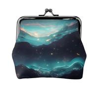 Science Fiction Stars Portamonete da donna, piccolo, rettangolare, con chiusura a bacio, tascabile, mini portamonete da donna