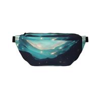 Science Fiction Stars Prints Marsupio regolabile da corsa borsa a tracolla leggera e confortevole adatta per fitness jogging viaggi