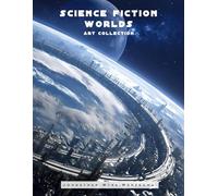Science Fiction Worlds Art Collection: Coffee Table Book | Full 2-Page Beautiful Color Pictures