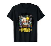 Science Genius @ Lavoro Divertente Scienziato Lab Graphic Maglietta