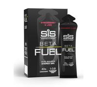 Science in Sport Beta Fuel Gel Dual Source Gel energetico Bevanda Sportiva Vegano 6 x 60ml Fragola Lime - 40g di carboidrati in rapporto 1:0,8 Maltodestrine:Fruttosio