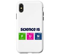 Science Is Fun School Novelty Graphic Tees & Cool Designs Custodia per iPhone X/XS
