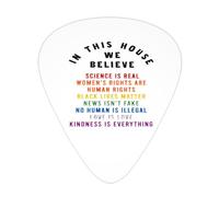 Science Is Real Black Lives Matter Plettri per chitarra Plettri per chitarra basso Confezione da 12