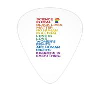 Science Is Real Black Lives Matter Plettri per chitarra Plettri per chitarra basso Confezione da 12