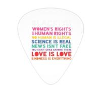 Science Is Real Black Lives Matter Plettri per chitarra Plettri per chitarra basso Confezione da 12
