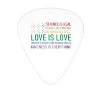 Science Is Real Black Lives Matter Plettri per chitarra Plettri per chitarra basso Confezione da 12