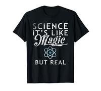 Science It's Like Magic But Real Shirt Maglietta Scienziati Geek Maglietta