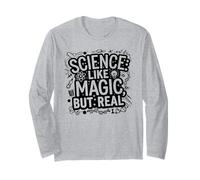 Science! Like Magic But Real! Funny Science & Logic Teaching Maglia a Manica