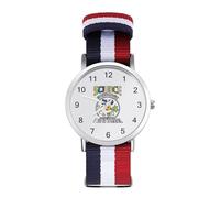 Science Like Magic, orologio sportivo per uomo e donna, cinturino in nylon, orologio analogico al quarzo, Stile:, regular
