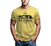 Science New Mexico - Maglietta Uomo Giallo - T-Shirt Breaking Bad M