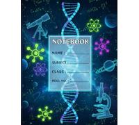 Science Notebook for Students - Laboratory & Classroom Notes: 8.5” x 11” Ruled Notebook with 8 mm Wide Lines, Perfect for Experiments, Observations, and School Science Projects