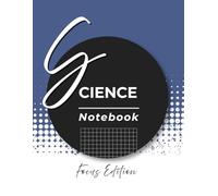 Science Notebook: Graph Paper Journal for STEM Students, Physics, Chemistry, Math & Scientific Notes | Unique Minimalist Geometric Cover