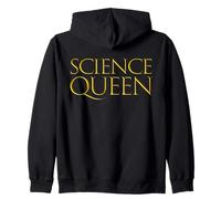 Science Queen Science Academic Regalo per Donne scienziate Felpa con Cappuccio