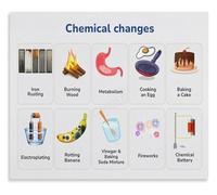 Science Reaction Disparity Poster for Bedroom Living Room Decor