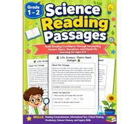 Science Reading Passages Grade 1 - 2: Comprehension Questions, and Vocabulary for Ages 6 to 8 | First & Second Grade Science Workbook with Reading ... Life, Earth & Physical Science Activities