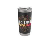 Science Squad Ritorno a scuola Studente Insegnante Team Scienziato Bicchiere termico in acciaio inox doppia parete