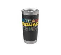 Science Tech Engineering Arte & Matematica STEAM Squad Insegnanti Bicchiere termico in acciaio inox doppia parete