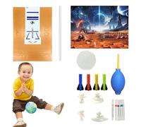 Science Toys, Planet Painting Kit, Stem Craft Sets, Educational Learning Activity, Creative Space-Themed Design, 1 Set Multicolor for Kids Boys Girls Classroom Home Play