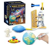 Science Toys, Space Drawing Kit, Creative STEM Craft Set, Educational Learning Activity, Ideal for Preschool, Kindergarten, Classroom Games, School Projects, Kids Engagement
