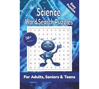 Science Word Search Puzzle: 50+ Puzzles Word Search Easy to Read about Science and More | 6x9 inches, 110 pages | Gift for Science Lover