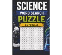 Science Word Search Puzzle: 55 Puzzles Word Search about Science and More | 6x9 inches, 110 pages | Gift for Science, Chemistry & Physics Lover