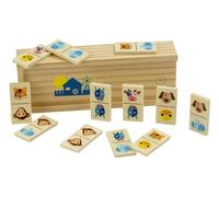 Science4you Domino in Legno del Mondo Animale - Gioco del Domino per Bambini in Legno con Disegni Colorati di Animali - Giochi di Legno per Bambini 3+ anni - Regalo per Bambina e Bambino 3+ anni