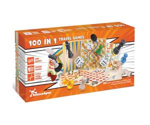 Science4you Giochi da Viaggio 100 in 1 - Giochi da Tavolo da Viaggio Per Famiglie, Per Bambini e Adulti, Collezione Con Giochi Classici Come Scacchi, Dama, Serpenti e Scale, Ludo e Altro Ancora
