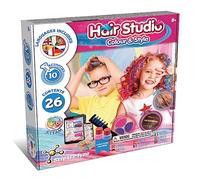 Science4you Hair Studio - Set per Capelli per Bambina e Bambino con Gessetti e Colore per Capelli Temporanea e Molto Altro, Giocatolli e Giochi per Bambini, Regalo per Bambina e Bambino 8+ Anni