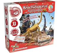 Science4you-Kit Brachiosauro Fossili da Scavare, Assemblare Gli 11 Pezzi, Scheletro Dinosauro da Construire, Kit Paleontologo e Giochi Archeologia Bambini +6 Anni
