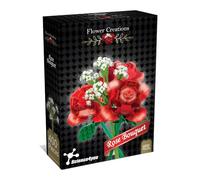 Science4you Kit di Costruzione di Bouquet di Rose per Adulti - Divertiti a Costruire Mazzo di Rose, Divertiti a Costruire Fiori Artificiali, Regalo di Costruzione, Modellismo per Adulti e Bambini