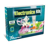 Science4you Kit di Elettronica per Bambini - Set di Circuiti, Kit Robotico, 60 Esperimenti con Motore incluso, Giocattoli Stem, Giocattoli Elettronici ed Educativi per Bambini e Bambine di 8 9 10 11+