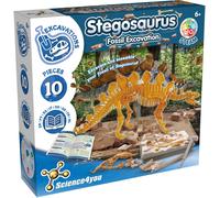 Science4you - Kit Dinosauri Stegosauro - Fossili da Scavare, Assemblare Gli 10 P