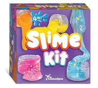 Science4you Kit Slime 4 in 1 per Bambini - Crea Slime Glossy, Trasparente, Fluffy, con Glitter e Aggiungi Decorazioni, Giocattolo di Artigianato e ASMR, Regalo per Bambini e Bambine da 5 6 7 8 9+ Anni