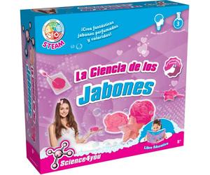 Science4you-La Scienza dei saponi Giocattolo educativo e scientifico per Bambini +8 Anni, Multicolore, Taglia única, 480220