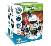 Science4you - Microscopio per Bambini +8 Anni - Laboratorio di Chimica con Vetrini per Microscopio Scientifico, 15 Esperimenti - Adattatore per Cellulare, Giochi Educativi per Bambini da 8-14 Anni