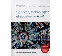 Sciences, technologies et sociétés de A à Z