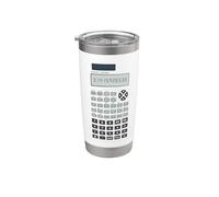 Scientific Calculator Halloween Costume Pretend Graphic Bicchiere termico in acciaio inox doppia parete