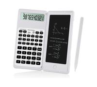 Scientific Calculators for Students, 10-digit Large Screenmath Calculator with Notepad for Middle High School& Collegewhite