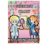 Scientist Crazy Coloring Book