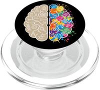 Scienza Arte Cervello Pensiero sinistro e destro Neuroscienze Mente PopSockets PopGrip per MagSafe